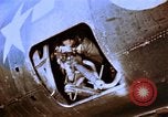 Image of Crew members seen at their respective positions inside a B-26 bomber France, 1945, second 55 stock footage video 65675056442