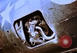 Image of Crew members seen at their respective positions inside a B-26 bomber France, 1945, second 57 stock footage video 65675056442