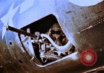 Image of Crew members seen at their respective positions inside a B-26 bomber France, 1945, second 59 stock footage video 65675056442