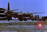 Image of B-26 bombers of 323rd Bomb Group France, 1945, second 24 stock footage video 65675056443
