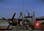 Image of B-26 bombers of 323rd Bomb Group France, 1945, second 61 stock footage video 65675056443