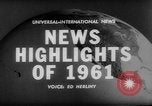 Image of major events of year 1961 United States USA, 1961, second 19 stock footage video 65675056465