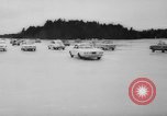 Image Voiture de course sur la glace Pennsylvania United States USA, 1962, de la seconde 27 séquences d'archives historiques vidéo 65675056474