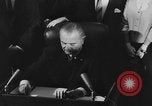 Image of Signing of Voting Rights Act 1965 Washington DC USA, 1965, second 15 stock footage video 65675056502