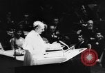 Image of Pope Paul VI at Saint Patrick's Cathedral and addressing UN New York City USA, 1965, second 27 stock footage video 65675056506