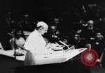 Image of Pope Paul VI at Saint Patrick's Cathedral and addressing UN New York City USA, 1965, second 37 stock footage video 65675056506