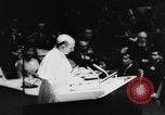 Image of Pope Paul VI at Saint Patrick's Cathedral and addressing UN New York City USA, 1965, second 39 stock footage video 65675056506