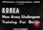 Image of South Korean Army training Seoul Korea, 1951, second 1 stock footage video 65675056536