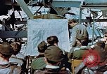 Image of pilots briefed Germany, 1945, second 8 stock footage video 65675056547