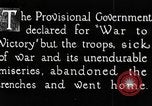 Image of war-weary Russian troops returning home Russia, 1917, second 3 stock footage video 65675056561