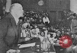 Image of Vladimir Lenin giving speeches Moscow Russia, 1920, second 15 stock footage video 65675056576