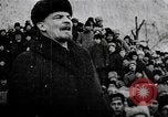 Image of Vladimir Lenin giving speeches Moscow Russia, 1920, second 18 stock footage video 65675056576