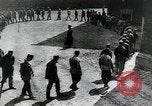 Image of Prisoners exercising in yard Russia, 1916, second 4 stock footage video 65675056585