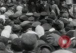 Image of Vladimir Lenin addresses crowd during revolution Russia, 1917, second 7 stock footage video 65675056589