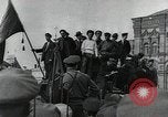 Image of Vladimir Lenin addresses crowd during revolution Russia, 1917, second 34 stock footage video 65675056589