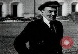 Image of Bolshevik leader Vladimir Lenin talking with secretary Moscow Russia Soviet Union, 1917, second 21 stock footage video 65675056592
