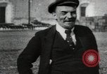 Image of Bolshevik leader Vladimir Lenin talking with secretary Moscow Russia Soviet Union, 1917, second 23 stock footage video 65675056592