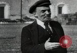 Image of Bolshevik leader Vladimir Lenin talking with secretary Moscow Russia Soviet Union, 1917, second 24 stock footage video 65675056592