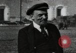 Image of Bolshevik leader Vladimir Lenin talking with secretary Moscow Russia Soviet Union, 1917, second 25 stock footage video 65675056592
