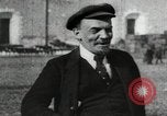 Image of Bolshevik leader Vladimir Lenin talking with secretary Moscow Russia Soviet Union, 1917, second 26 stock footage video 65675056592
