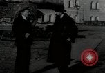 Image of Bolshevik leader Vladimir Lenin talking with secretary Moscow Russia Soviet Union, 1917, second 42 stock footage video 65675056592