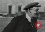 Image of Bolshevik leader Vladimir Lenin talking with secretary Moscow Russia Soviet Union, 1917, second 43 stock footage video 65675056592