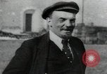 Image of Bolshevik leader Vladimir Lenin talking with secretary Moscow Russia Soviet Union, 1917, second 47 stock footage video 65675056592