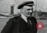 Image of Bolshevik leader Vladimir Lenin talking with secretary Moscow Russia Soviet Union, 1917, second 48 stock footage video 65675056592