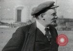 Image of Bolshevik leader Vladimir Lenin talking with secretary Moscow Russia Soviet Union, 1917, second 52 stock footage video 65675056592