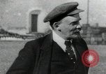 Image of Bolshevik leader Vladimir Lenin talking with secretary Moscow Russia Soviet Union, 1917, second 57 stock footage video 65675056592