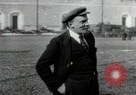 Image of Bolshevik leader Vladimir Lenin talking with secretary Moscow Russia Soviet Union, 1917, second 62 stock footage video 65675056592