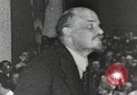 Image of Bolshevik leader Vladimir Lenin in Red Square Moscow Russia Soviet Union, 1917, second 3 stock footage video 65675056593