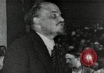 Image of Bolshevik leader Vladimir Lenin in Red Square Moscow Russia Soviet Union, 1917, second 6 stock footage video 65675056593