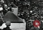 Image of Bolshevik leader Vladimir Lenin in Red Square Moscow Russia Soviet Union, 1917, second 30 stock footage video 65675056593