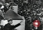 Image of Bolshevik leader Vladimir Lenin in Red Square Moscow Russia Soviet Union, 1917, second 32 stock footage video 65675056593