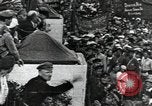 Image of Bolshevik leader Vladimir Lenin in Red Square Moscow Russia Soviet Union, 1917, second 34 stock footage video 65675056593