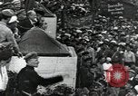Image of Bolshevik leader Vladimir Lenin in Red Square Moscow Russia Soviet Union, 1917, second 35 stock footage video 65675056593
