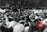 Image of Bolshevik leader Vladimir Lenin in Red Square Moscow Russia Soviet Union, 1917, second 40 stock footage video 65675056593