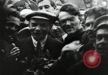 Image of Bolshevik leader Vladimir Lenin celebrated at Red Square Moscow Russia Soviet Union, 1917, second 6 stock footage video 65675056594