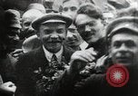 Image of Bolshevik leader Vladimir Lenin celebrated at Red Square Moscow Russia Soviet Union, 1917, second 9 stock footage video 65675056594