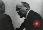 Image of Bolshevik leader Vladimir Lenin celebrated at Red Square Moscow Russia Soviet Union, 1917, second 24 stock footage video 65675056594
