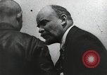 Image of Bolshevik leader Vladimir Lenin celebrated at Red Square Moscow Russia Soviet Union, 1917, second 26 stock footage video 65675056594