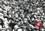 Image of Bolshevik leader Vladimir Lenin celebrated at Red Square Moscow Russia Soviet Union, 1917, second 27 stock footage video 65675056594