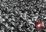 Image of Bolshevik leader Vladimir Lenin celebrated at Red Square Moscow Russia Soviet Union, 1917, second 29 stock footage video 65675056594