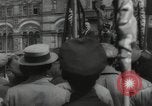 Image of Bolshevik leader Vladimir Lenin celebrated at Red Square Moscow Russia Soviet Union, 1917, second 31 stock footage video 65675056594