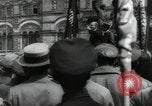 Image of Bolshevik leader Vladimir Lenin celebrated at Red Square Moscow Russia Soviet Union, 1917, second 35 stock footage video 65675056594