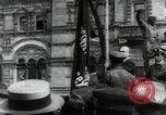 Image of Bolshevik leader Vladimir Lenin celebrated at Red Square Moscow Russia Soviet Union, 1917, second 39 stock footage video 65675056594