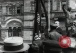 Image of Bolshevik leader Vladimir Lenin celebrated at Red Square Moscow Russia Soviet Union, 1917, second 40 stock footage video 65675056594