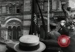Image of Bolshevik leader Vladimir Lenin celebrated at Red Square Moscow Russia Soviet Union, 1917, second 43 stock footage video 65675056594