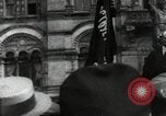 Image of Bolshevik leader Vladimir Lenin celebrated at Red Square Moscow Russia Soviet Union, 1917, second 45 stock footage video 65675056594